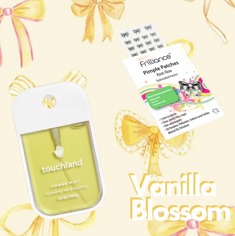 Touchland X Frilliance โ vanilla blossom & bow patches ๐